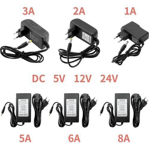Power Supply,12 V Volt 5V 24V 1A 2A 3A 5A 6A 8A DC 5 12 24 V Transformers,220V To 12V 5V 24V Power Supply LED Driver Strip Lamp
