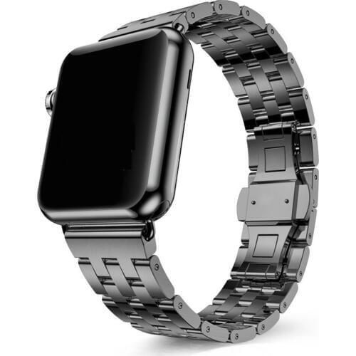 Link Bracelet for 2019 Apple Watch 5 44mm 40mm band Solid Stainless Steel Metal for iwatch strap 4 3 2 correa 42mm 38mm pulseira