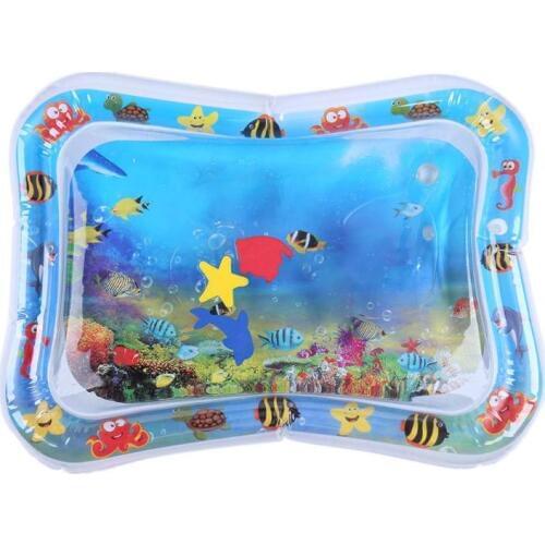 Baby Inflatable Patted Pad Creative Water Mat 0.3PVC Summer Baby Inflatable Water Cushion Infant Play Mat Toddler Funny Pat Pad