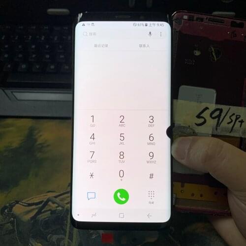 Big Dead pixels Original For Samsung Galaxy S9+ G965F G965W Touch Screen Digitizer LCD Display For Samsung G965 G965U No Frame