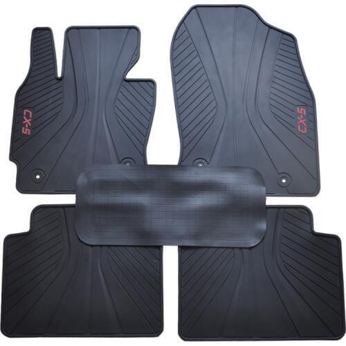 Custom No Odor Carpets Waterproof Rubber Car Floor Mats for 2010-2019 Year Mazda CX-5 CX-7