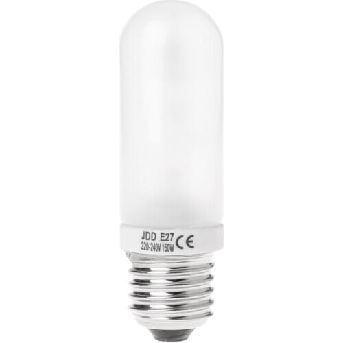 JDD E27 220-240V 150W Photography Flash Bulb Modeling LED Strobe Lamp Dropship