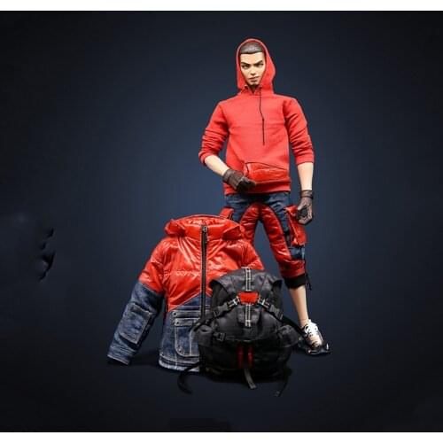 Collection MCC025 1/6 Scale Male Costume Accessories Down Court Suit Model For 12'' Men Action Figure Body DIY