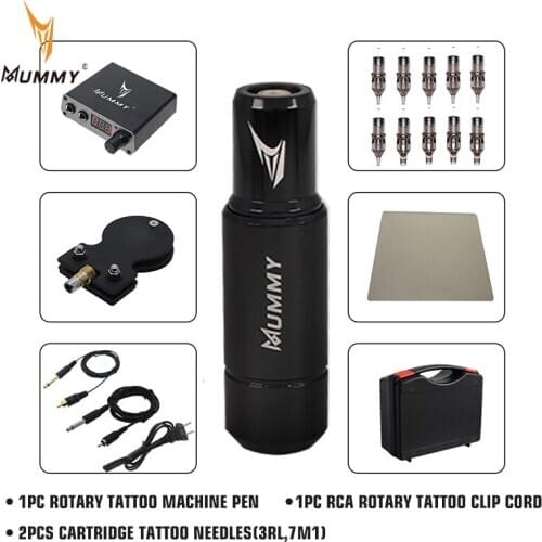 Mummy Japan Coreless Motor Tattoo Machine Needles Power Supply Accessories Rotating Tattoo Machine Tattoo Supplies