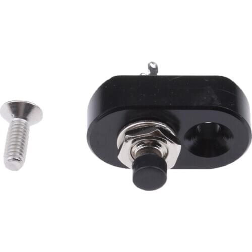 Mini CNC Motorcycle Handlebar Aluminum Stop Start Kill Switch Button Black