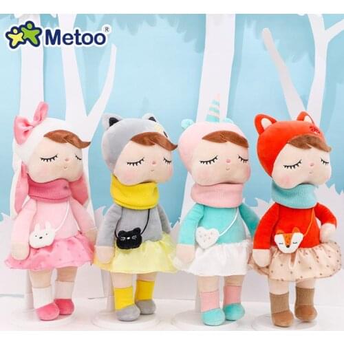 Metoo forest Angela character stuffed plush toy cartoon Princess cotton doll birthday gift childrens Girl New Year gift