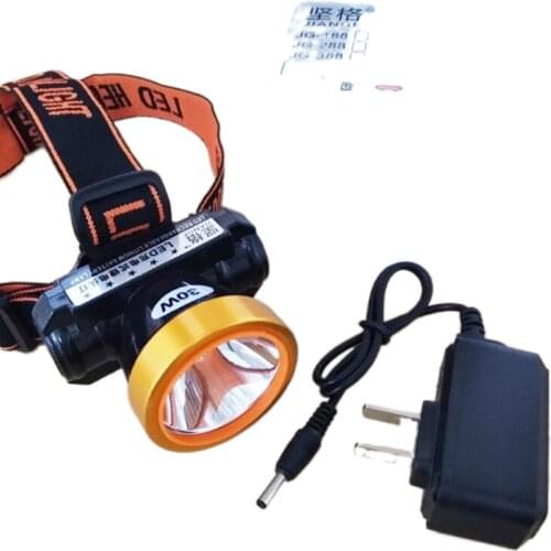 The head-mounted headlight lamp charging cord bright glare small lightweight camping