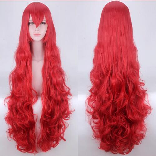 110cm Houseki no Kuni Padparadscha Cosplay Wig anime Land of the Lustrous long red Synthetic Wigs Heat Resistant fiber fake hair