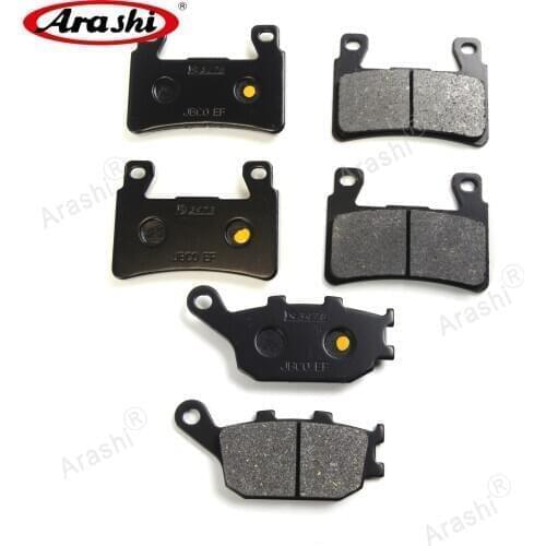 Arashi Front Rear Brake Pads For HONDA CBR600F Sport 2001 2002 Motorcycle Discs Pad CBR600F CBR 600 F 2003 2004 2005 2006