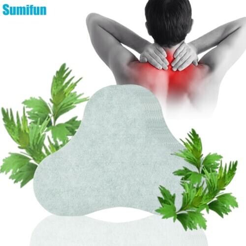 Sumifun 6/12pcs Cervical Vertebra Pain Relief Patch Wormwood Extract Plaster Knee Arthritis Cervical Joint Aches Herbal Stickers