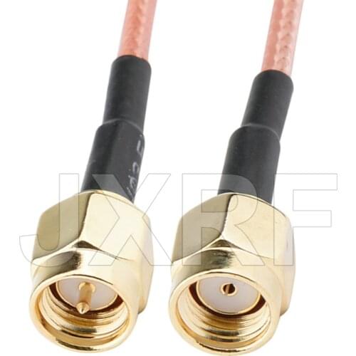 Factory sales RF Coaxial cable SMA to SMA connector SMA male to RP-SMA male Jack RG316 Pigtail cable 15cm free shipp