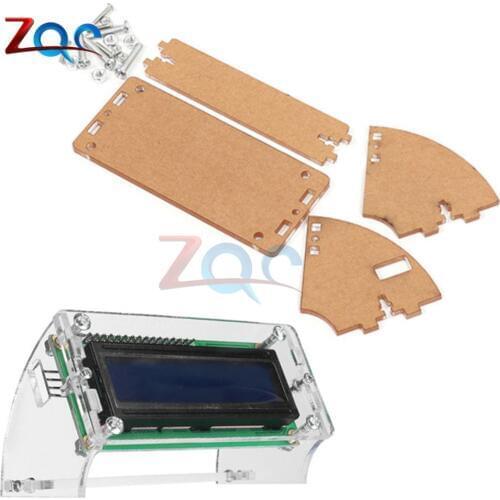 Transparent Acrylic Shell for LCD1602 LCD Screen with Screw/Nut LCD1602 Shell Case holder (no with 1602 LCD)
