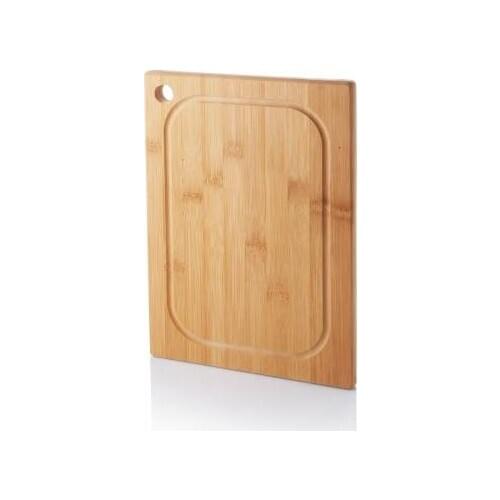 Rectangle Bamboo Cutting Board, Polish Handle Eco-Friendly Chopping Block 22X32 cm Bamboo Cutting Board