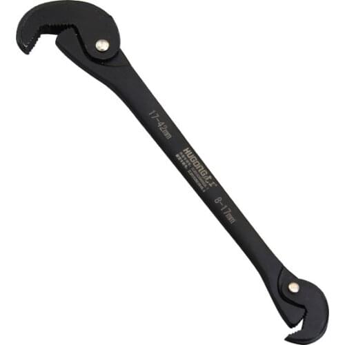 Adjustable Two Heads Multi-Function Universal Wrench Grip Wrench 8-42mm Ratchet Wrench Spanner Hand Repair Tools for Pipes