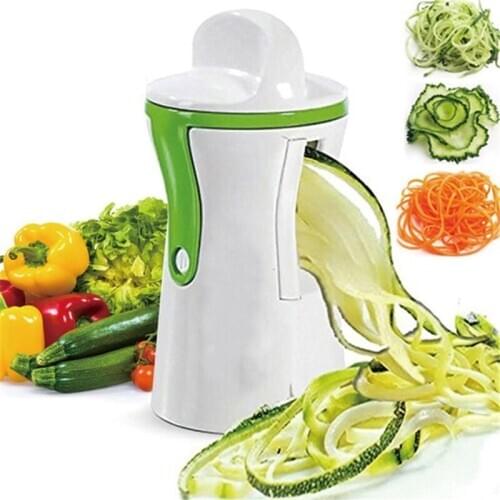 Cooking Tool Handheld Plastic Grater Fruit Slicer Vegetable Spiralizer Spiral Cutter potato chopper grater Fruit kitchen Tools