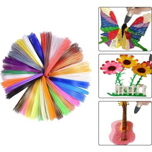 1.75mm 3D Printer Pens Filament Refills PLA ABS Filaments 5m/10m 1 Roll Children Scribble Tools Tolerance +/-0.02mm Random Color