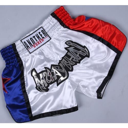 Anotherboxer MMA Shorts For Unisex Muay Thai Boxing Trunks Training Gym Fitness Fight Pants For Adult & Children