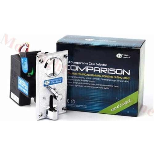 TW-130B Front Entry Single Coin Acceptor Coin Selector Token Coin Mech for Arcade Kiosk Game Cabinet Vending Machine