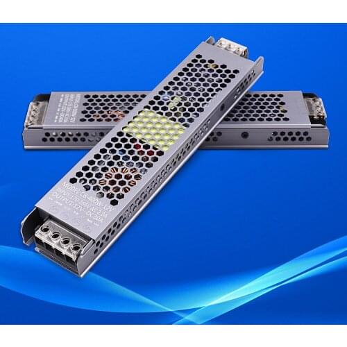 DC 12V 24V Ultra Thin Power Supply LED Strip Lighting Transformers 60W 100W 150W 200W 300W 400W 500W LED Driver Converter