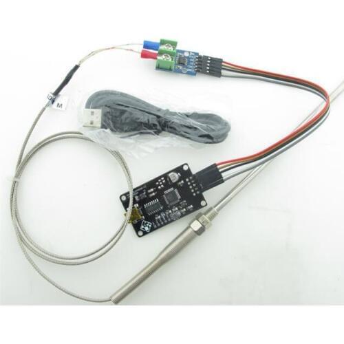 USB serial port display 0-800 temperature K thermocouple temperature Air temperature water temperature computer display