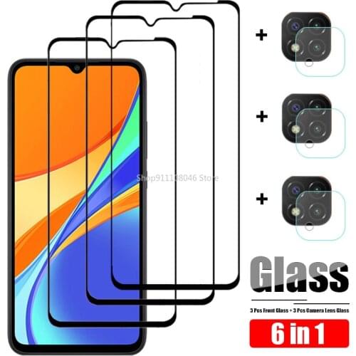 Tempered Glass For Xiaomi Redmi 9C NFC Screen Protector Xioami Redmi9C Camera Protective Glass On Xiomi Redmi 9C Protection Film