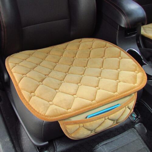 Car Seat Coves Protector Mat Auto Seat Cushion Non-slip Keep Warm Winter Plush Velvet Back Seat Pad car accessories