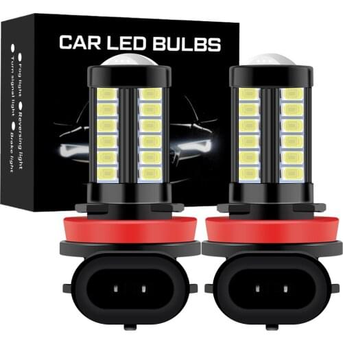 2pcs 1500LM 9005 9006 H8 H11 PSX24W LED Fog Lights Bulb H16JP H16EU Fog Lamp for Mercedes Benz Ford Toyota Honda Renault Skoda