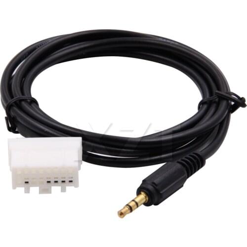 3.5mm Car AUX Audio CD Interface Adapter Cable For Mazda 2 3 5 6 2006-2013 High Quality