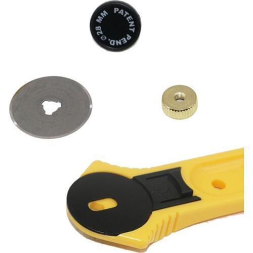 45mm Blade Patchwork Roller Wheel Round Knife Cloth Leather Rotary Cutter Tool