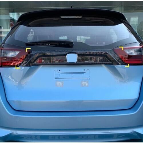Car Accessories for Honda Fit Jazz GR 2020 2021 ABS Rear Trunk Molding Decoration Cover Trim 1pc
