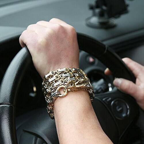 Outdoor Tool Stainles Steel Dragon Hand Bracelet Whip Corrosion Resistance Self Defense Protective Waist Hanging weapon Tactica