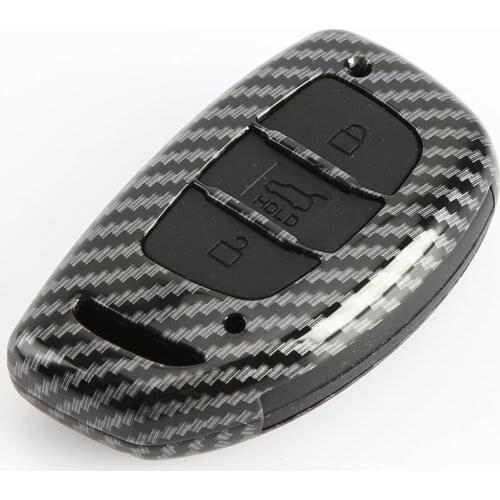 LBWS-355 Remote Key Case 3 Buttons Wear-resistant ABS Anti-scratch Key Fob Shell for Hyundai Elantra 2016 2017 Key Case for Car