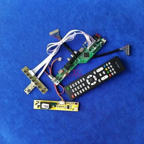 LVDS 30-Pin Analog Signal 2CCFL HDMI-compatible VGA AV USB For M216H1-L02/L05/L07 DIY kit LCD display controller board 1920*1080