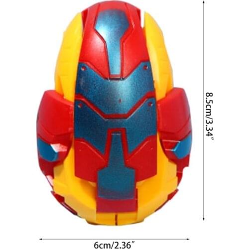T5EC Dinosaur Eggs Deformation Robot Toy Automatic Transform Twisting Boys Baby Kids Educational Toys Gift