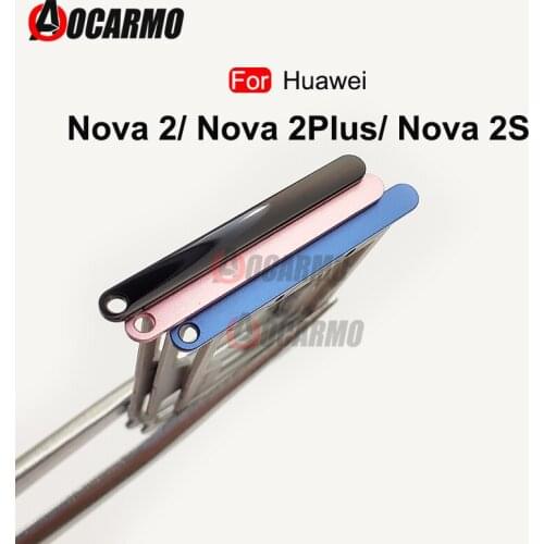For Huawei Nova 2 Plus 2S MicroSD Holder Nano Sim Card Tray Slot Replacement Part