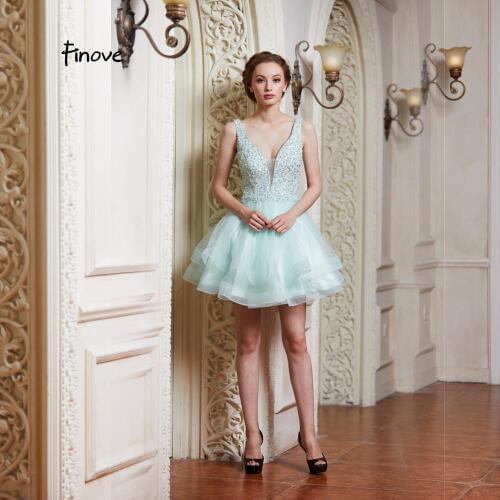 Finove V-neck Women Dresses