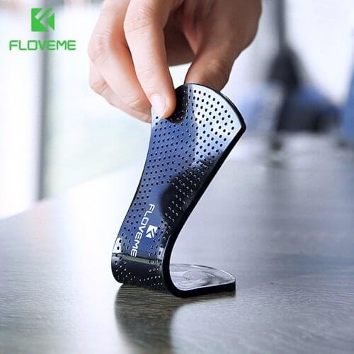 FLOVEME Universal Mobile Phone Holder Strong Adsorption Wall Desk Sticker Paste Phone Car Holder Stand For Phone Tablet Mount