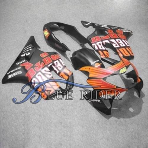 Motorcycle ABS Plastic Injection Moldin fairings kit for Honda CBR 600 F4 1999 2000 CBR600 F4 99 00 Bodywork black Blue Rider