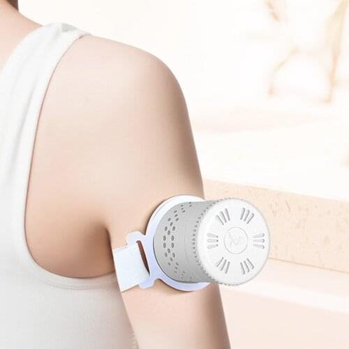 SHARE HO White Reuse Moxibustion Box With Bandag Chinese Heating Therapy Acupuntura Points Treatment Moxa Rolls Burner Protable