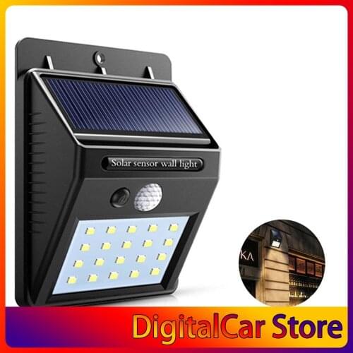 LED flashlight outdoor sensor wall waterproof solar garden street light sensor automatically lamp motion public road Night blubs