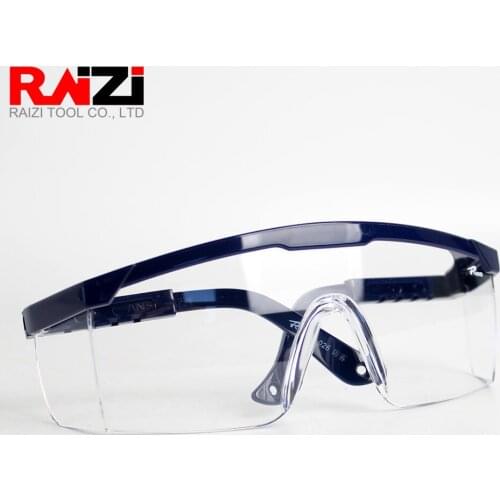 Raizi Anti-spitting Splash Goggles for men women Transparent anti-fog spark proof Anti-UV Anti-fine Stone Glasses for work