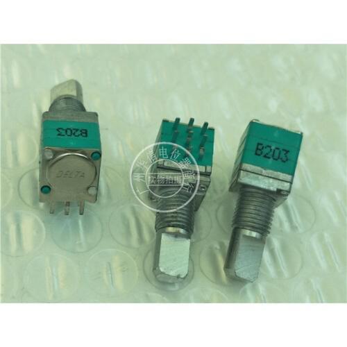 Original new 100% RK097G triple potentiometer B203 B20K handle length 15MMF (SWITCH)