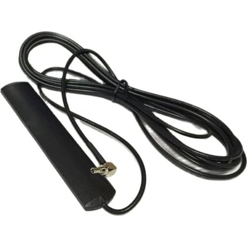 3G 4G LTE patch antenna 3dbi 3meters extension cable CRC9 male right angle connector