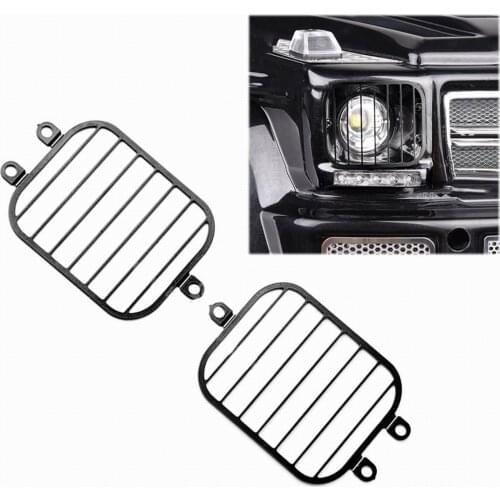RC Car Parts Metal Headlight Guard Lampshade Cover Protect net for 1/10 RC Crawler TRX-4 TRX-6 G63 G500 Upgrade Accessories