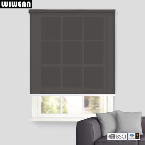 Freeshipping High quality roller blinds light filtering fabric with front valance made to measure size blinds from China factory