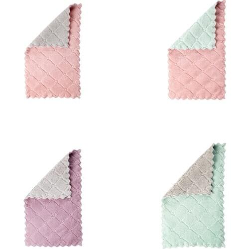 Super Absorbent Microfiber kitchen dish Cloth High-efficiency tableware Household Cleaning Towel kichen tools gadgets