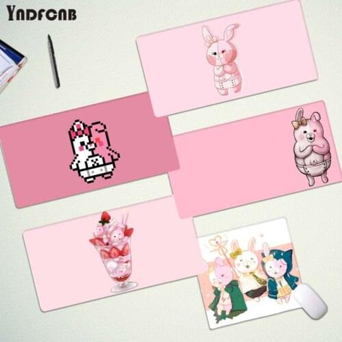 YNDFCNB Monomi Danganronpa rabbit My Favorite Large sizes Custom Mouse pad mat Size for mouse pad Keyboard Deak Mat for CsGo/LOL