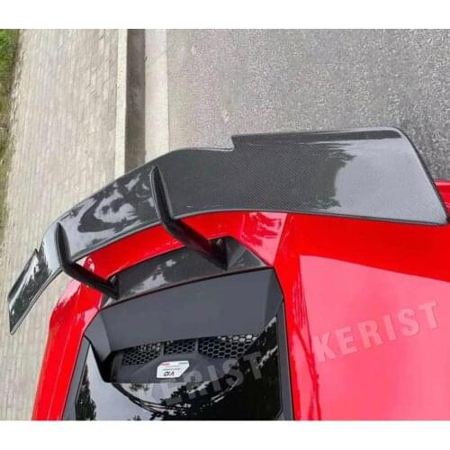 Carbon Fiber Rear Wing Spoiler for Lamborghini Huracan evo awd rwd Coupe 2-Door 2018-up