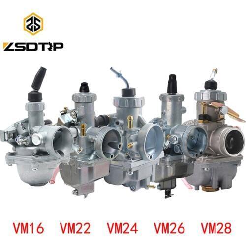 ZSDTRP Mikuni VM16 22 26 28 DT125 Carburator For Chinese CG CB 200cc 250cc Dirt Bike Motorcross ATVs motorcycle accessorie parts