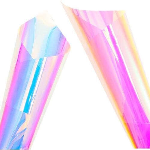 1PC Laser Film Foil Resin Jewelry Stuff Rainbow Stickers Laser Film DIY Craft Epoxy Silicone Mold Filling Nail Art Supplies